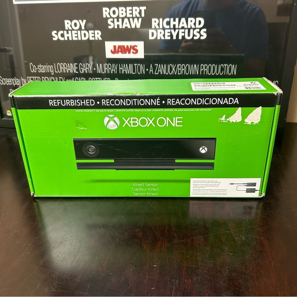 Microsoft Xbox One Kinect Sensor Bar Black Model 1520 Genuine Open Box Untested